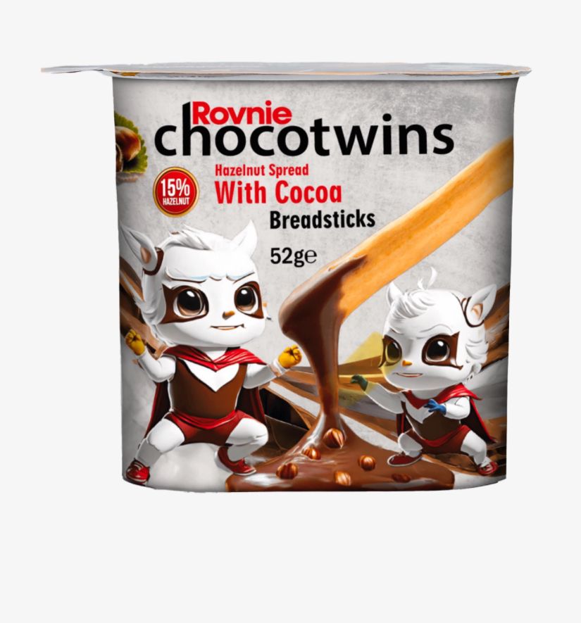 CHOCOTWINS Hazelnut Spread with Cocoa 52gr 24pack